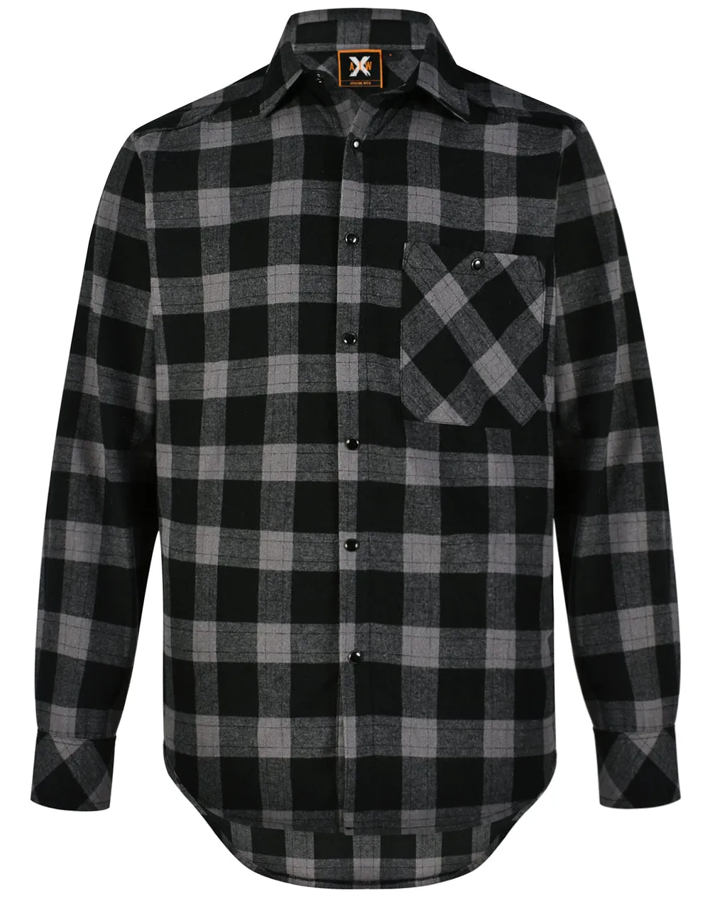 Unisex Classic Flannel Plaid Long Sleeve Shirt - WT11